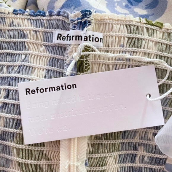 NEW Reformation Zoey Top Lucca 10 - Picture 8 of 17